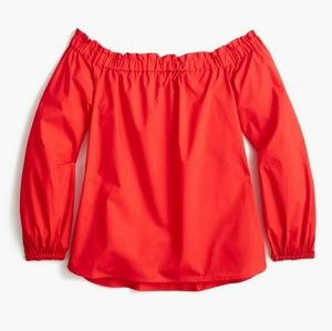 J.Crew Long Sleeves Off the Shoulder Top